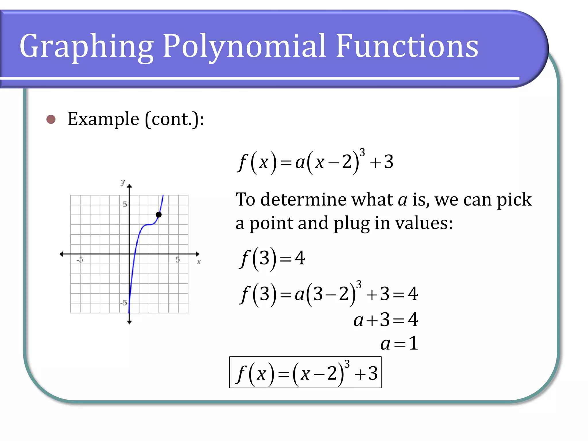 3.4 Polynomial Functions and Their Graphs | PDF | Computing ...
