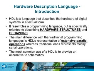 3.FPGA for dummies: HDL languages | PPT