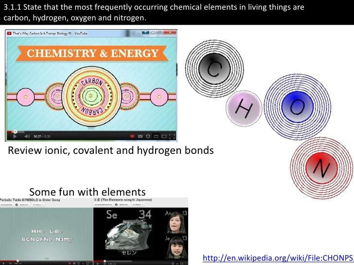 biology chemical elements and ib water Core Elements Water Biology IB Chemical 3.1: and biology chemical elements and ib water Core Elements Water Biology IB Chemical 3.1: and