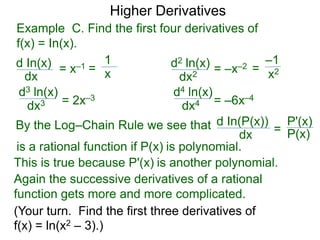 3.1 higher derivatives | PPTX
