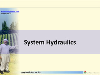 k.hussain@yahoo.com 03003789432 System Hydraulics 