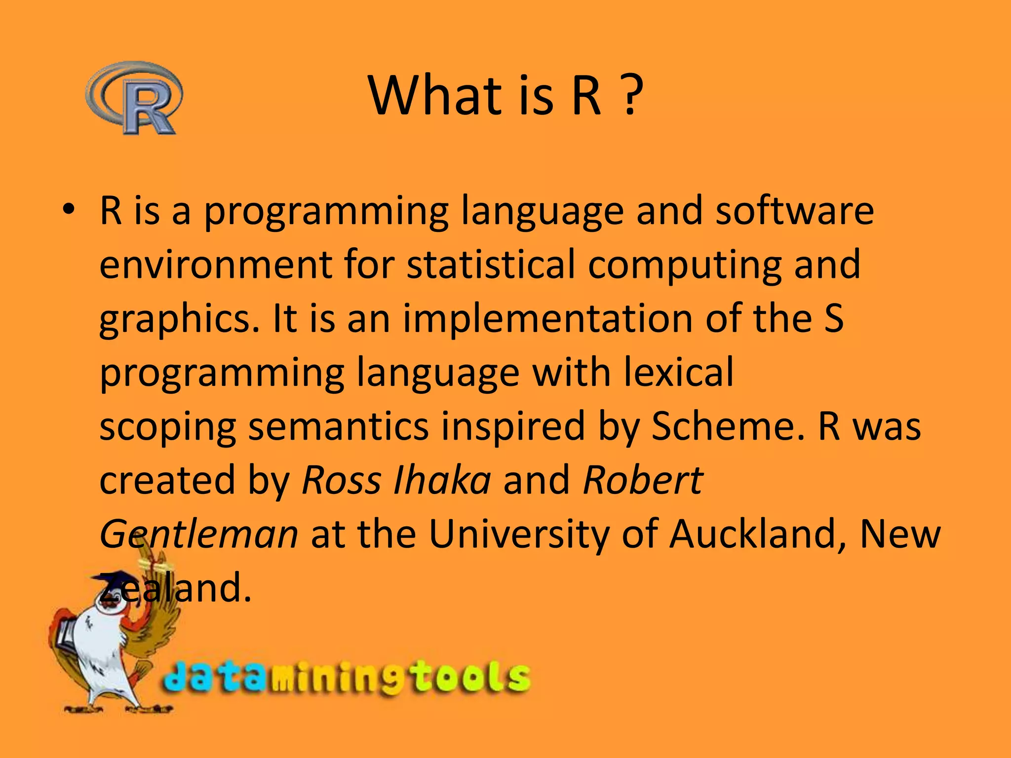 Introduction To R | PPTX