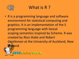 Introduction To R | PPTX