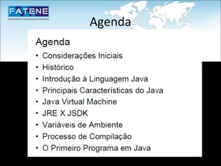 Agenda
 