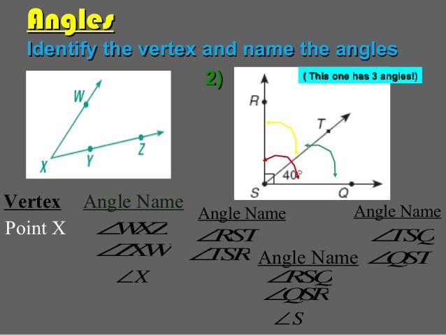 3-1 Labeling Angles