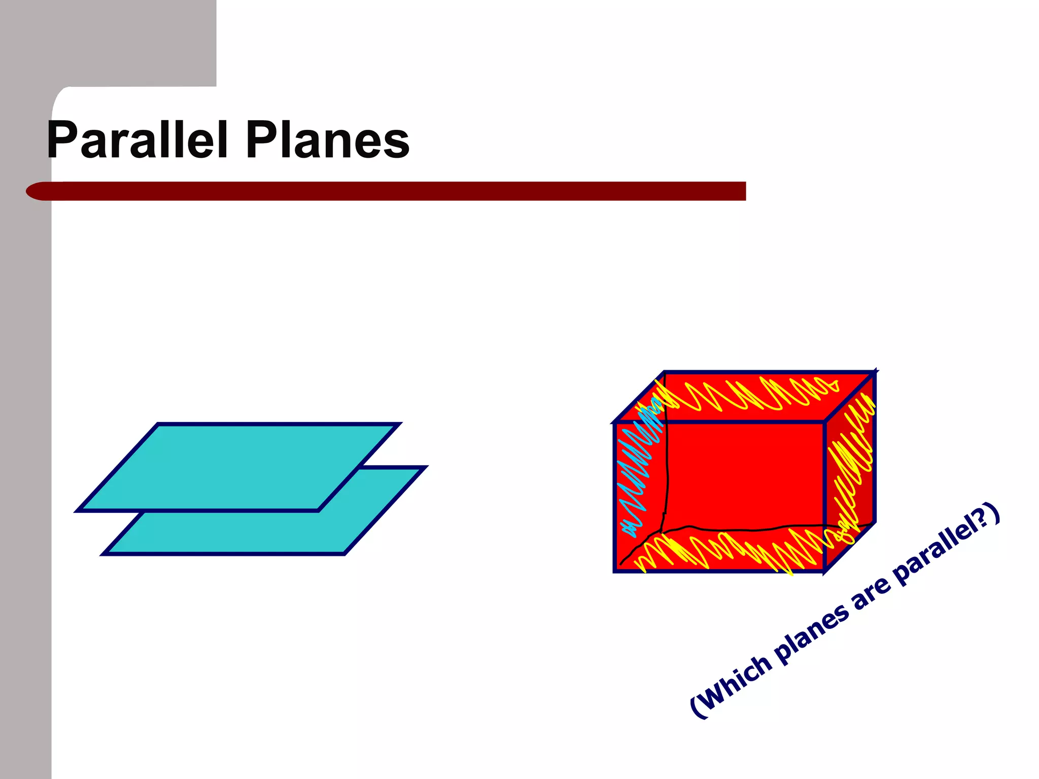 Parallel Planes (Which planes are parallel?)