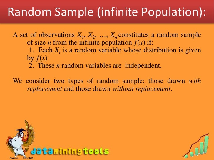 sampling distributions suppose a simple random sample of size n is drawn from a large population with mean