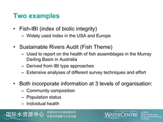 3.1 the use of fish as ecological indicators en | PPTX