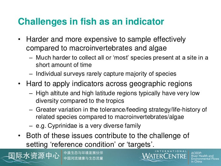 3.1 the use of fish as ecological indicators en