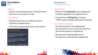 Почта Mail.ru                                         Иван Мыздриков
Mail.ru                                              ...
