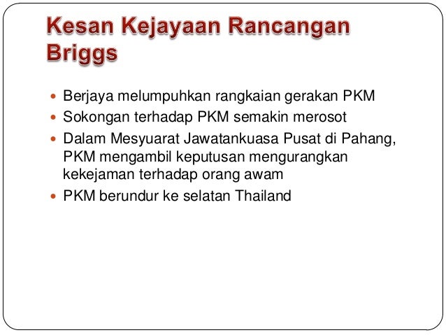 3.2 Langkah Membanteras Ancaman Komunis