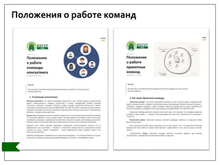 Положения о работе команд
 