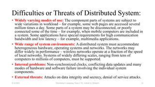 Design Goals of Distributed System | PPTX | Computer Networking | Computing