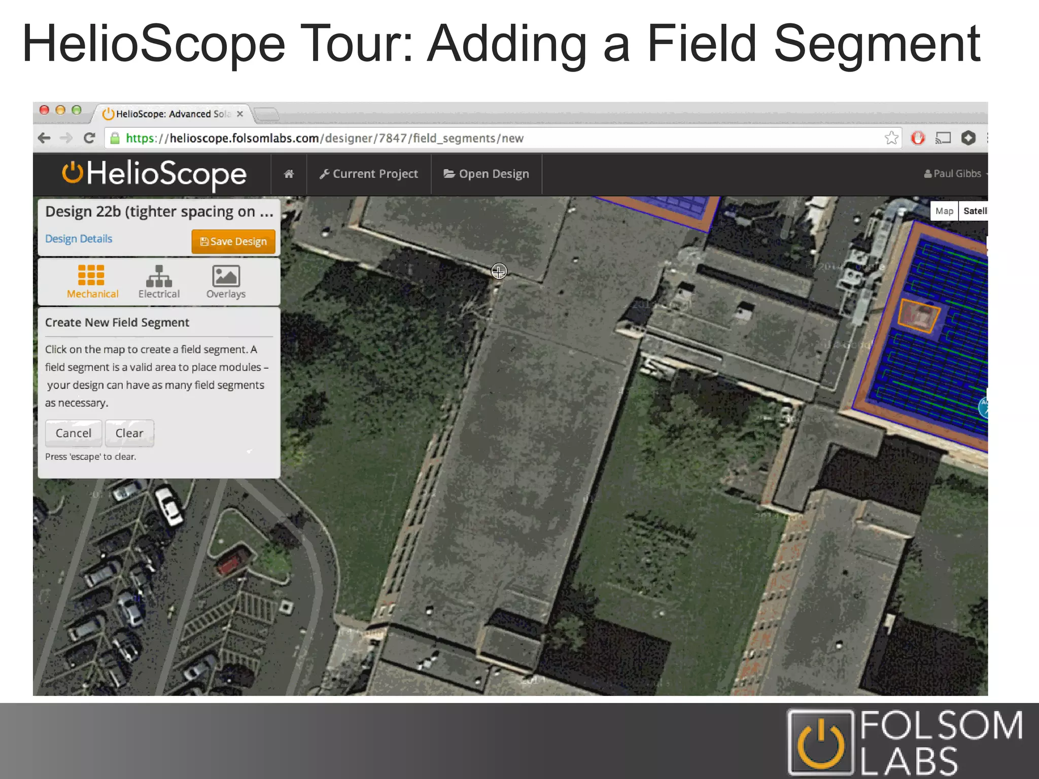 HelioScope Tour: Adding a Field Segment
 