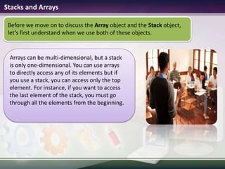 3.2 stacks and arrays | PPTX