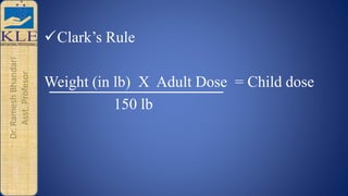 Dosing in childrens | PPTX