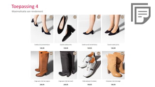 Toepassing 4
Maximalisatie van rendement
 