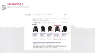 Toepassing 5
Optimaal inzet productinformatie
 