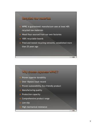 wood plastic recycled composite(wprc) | PDF