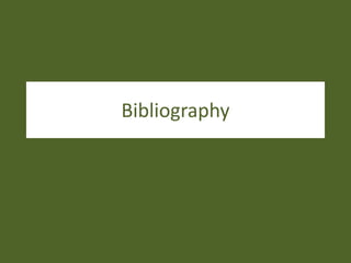 Bibliography
 