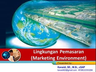 Lingkungan Pemasaran
(Marketing Environment)
 
