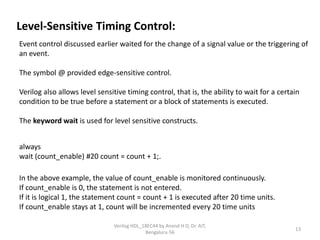 Concepts of Behavioral modelling in Verilog HDL | PDF