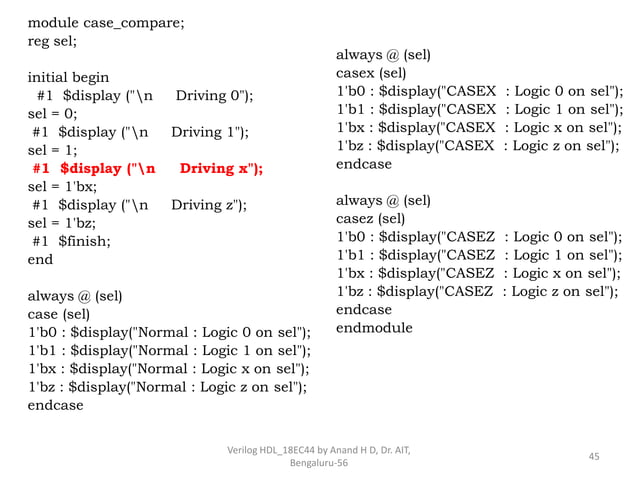 Concepts of Behavioral modelling in Verilog HDL | PPT