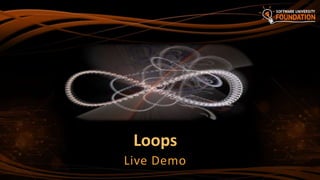 Loops
Live Demo
 