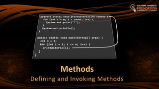 05. Java Loops Methods and Classes | PPT
