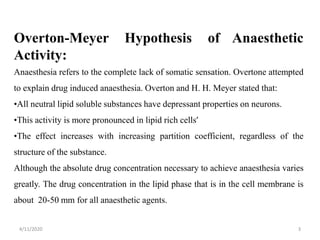 3. general anaesthetics | PPT