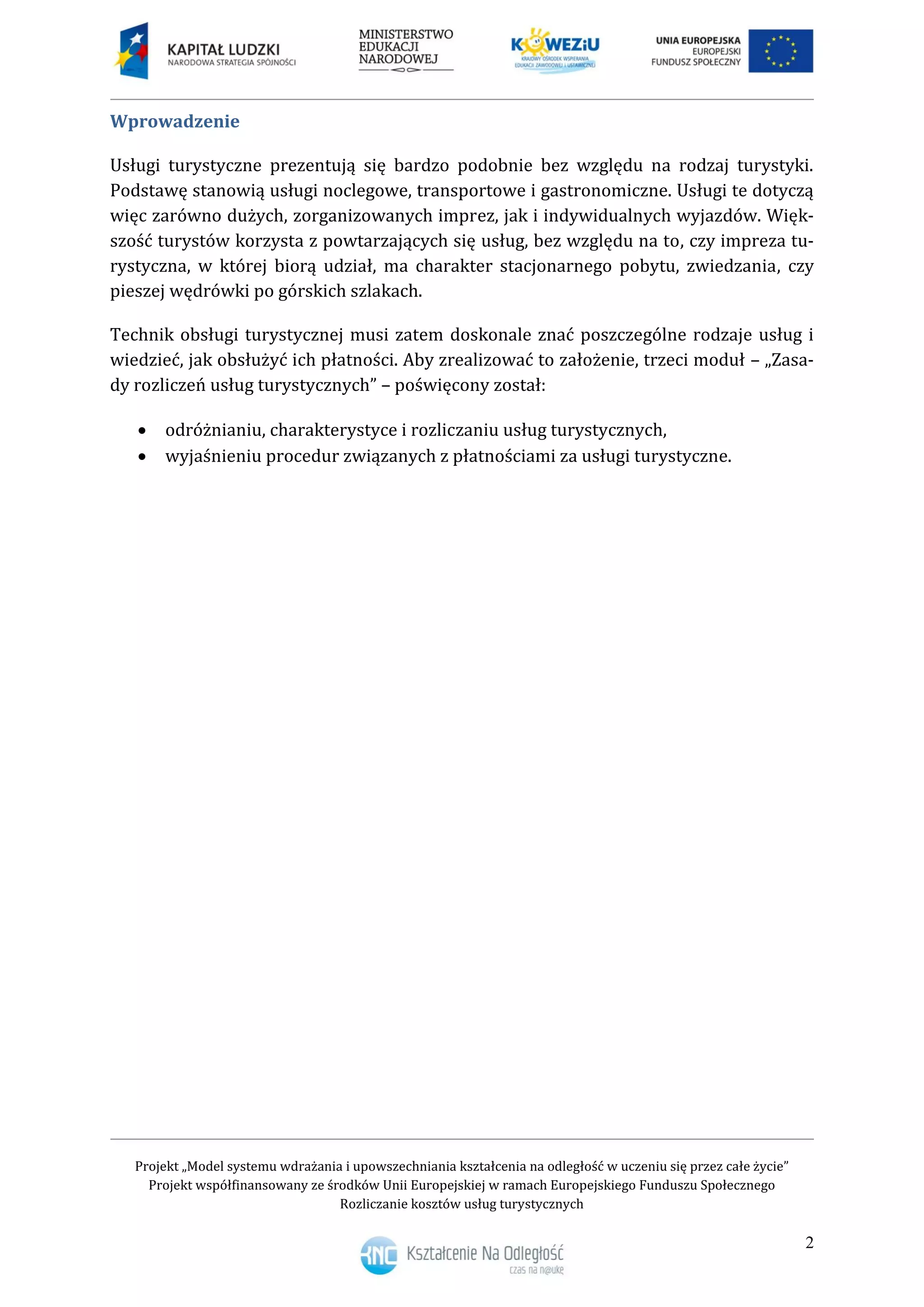 technik organizacji turystyki | PDF
