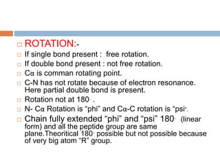 Primary structure of protein by KK Sahu sir | PPTX