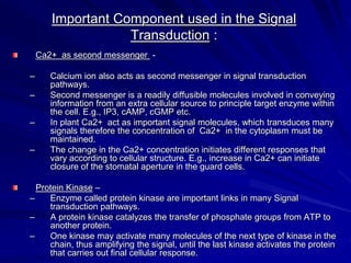 Signal transduction process | PPT