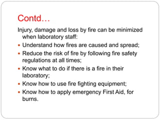 Laboratory Hazards Accidents And Safety Rules Ppt