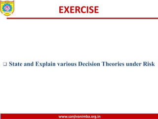 Image showcasing 3.4 decision making under risk | PPT