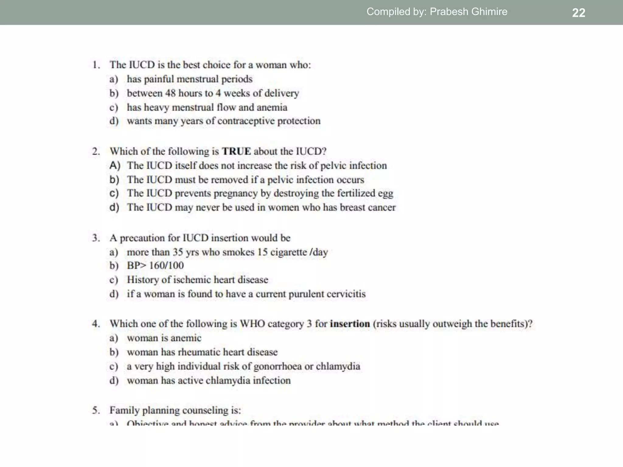 22Compiled by: Prabesh Ghimire
 