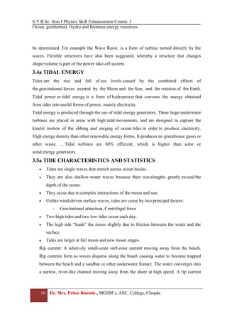 3.ocean, geothermal, hydro and biomass energy resources | PDF