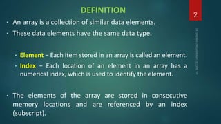 Arrays | PPT