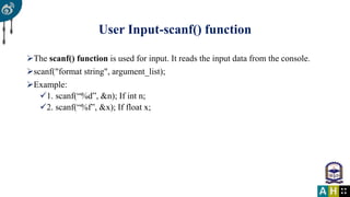 3. user input and some basic problem | PPT