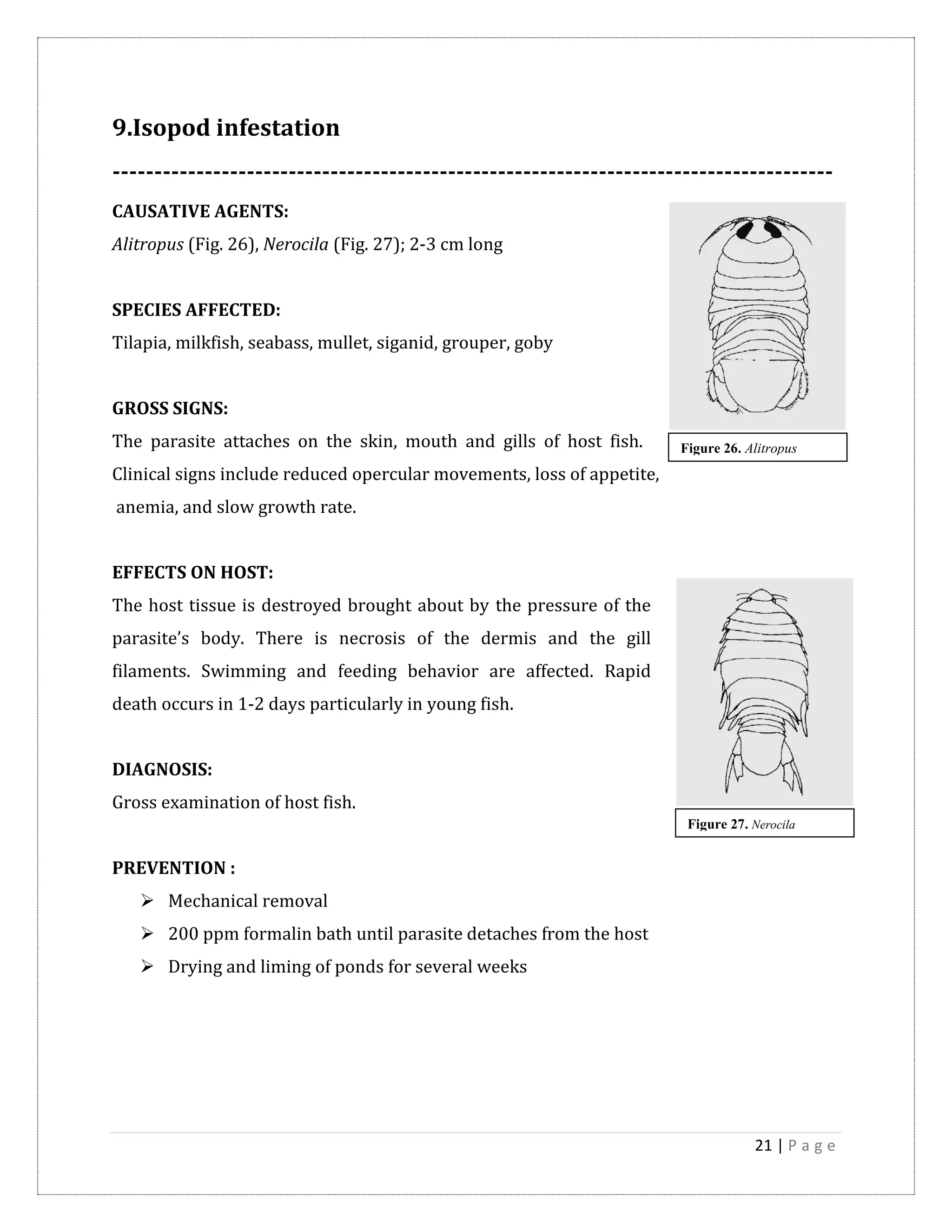 Prevention of fish parasitic disease _Syekat | PDF