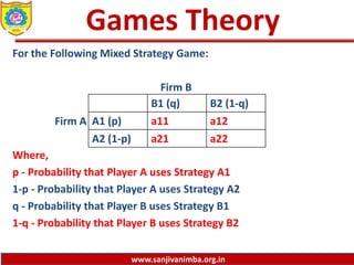3.2.4 steps in mixed strategy game | PPTX