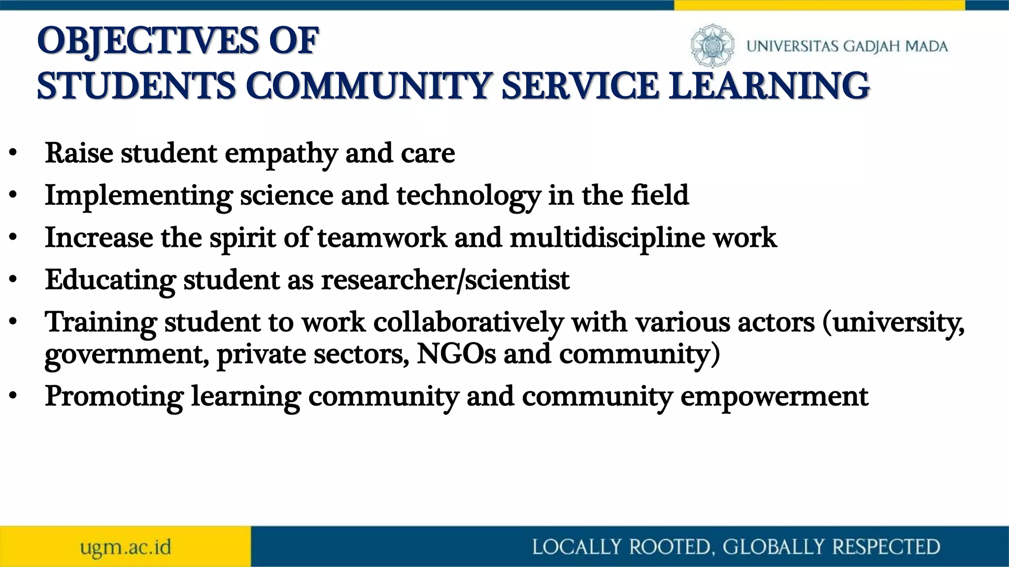 Student Community Services Learning during Pandemic Era | PPT