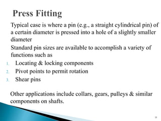 Mech Engineering Pin Problem Mechanical Assembly and Types | PPTX