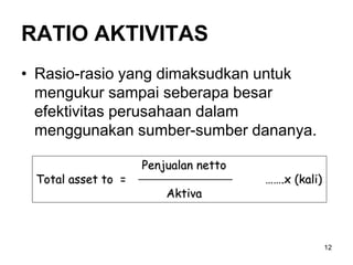 Analisis Kinerja Perusahaan | PPT