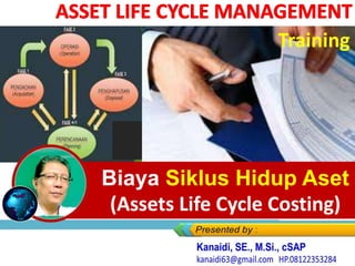 Biaya Siklus Hidup Aset
(Assets Life Cycle Costing)
Training
 