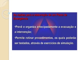 3.4 plano de emergencia