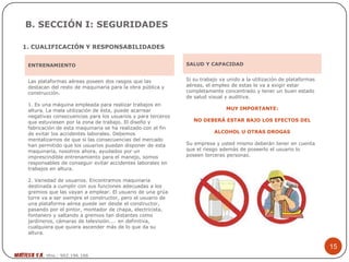 3 2013-02-18-1-curso de seguridad y manejo en plataformas elevadoras | PDF