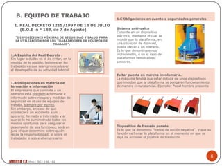 3 2013-02-18-1-curso de seguridad y manejo en plataformas elevadoras | PDF