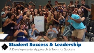 Student Success & Leadership
A Developmental Approach & Tools for Success
 