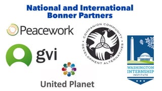 National and International
Bonner Partners
 